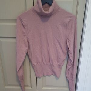 Babaton Mauve Turtleneck Sweater